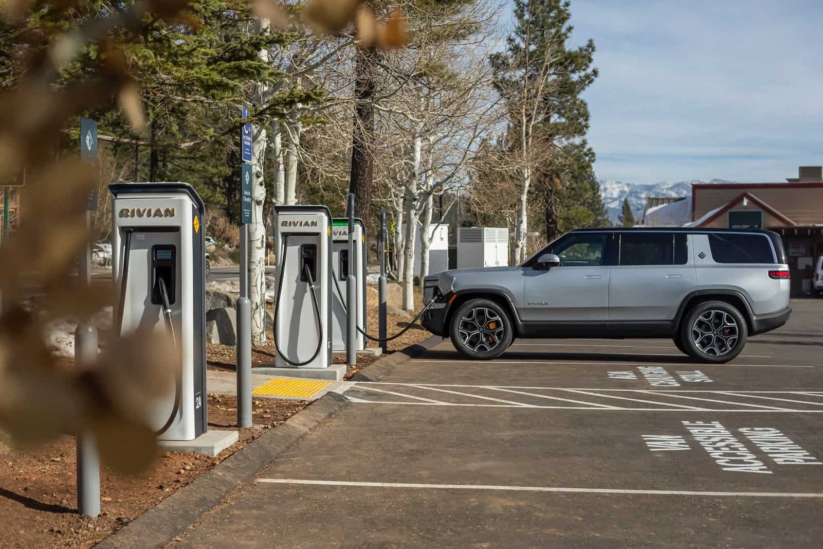 Tesla S Supercharger Network Opens To Rivian Drivers With NACS