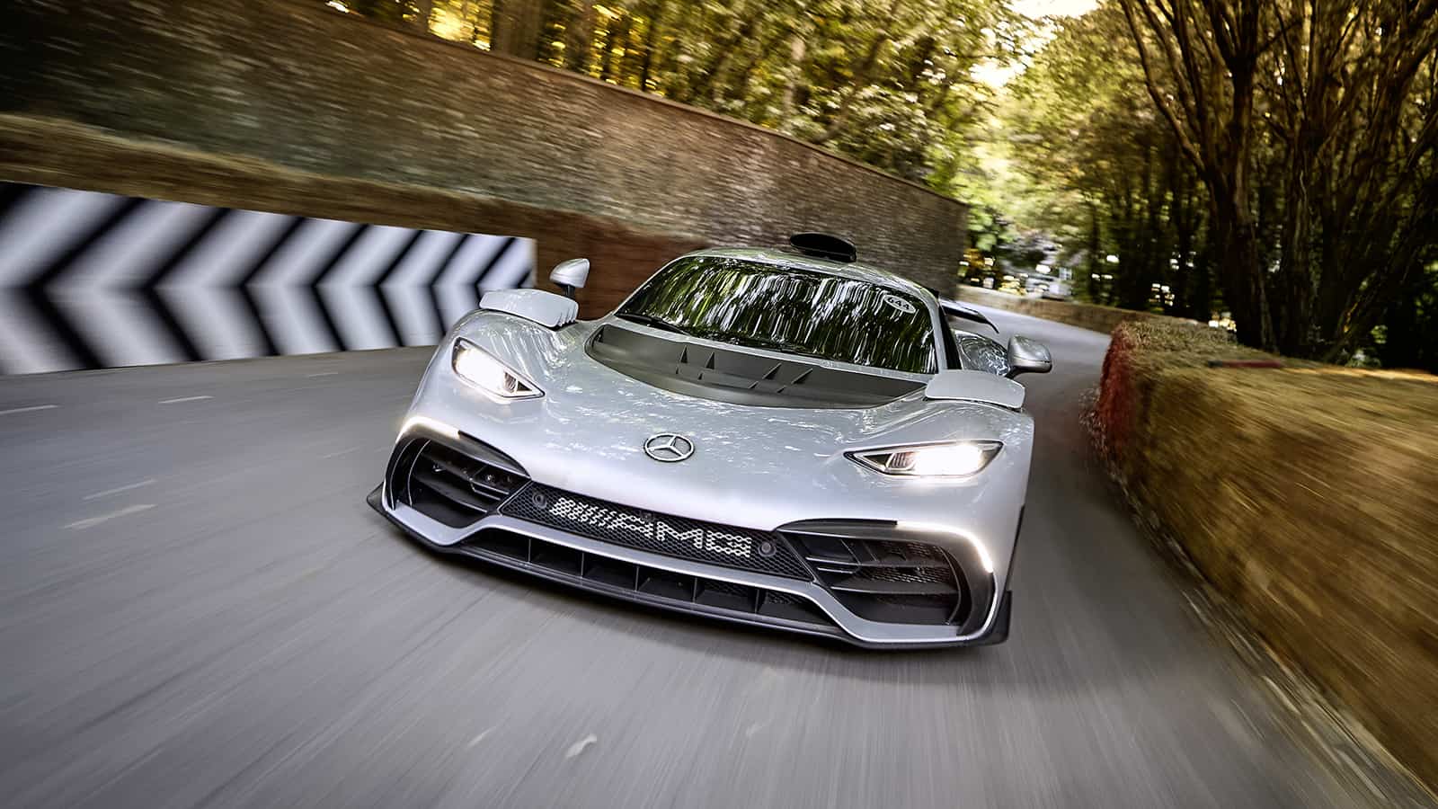 Watch the F1-engined AMG One head up the hill at Goodwood