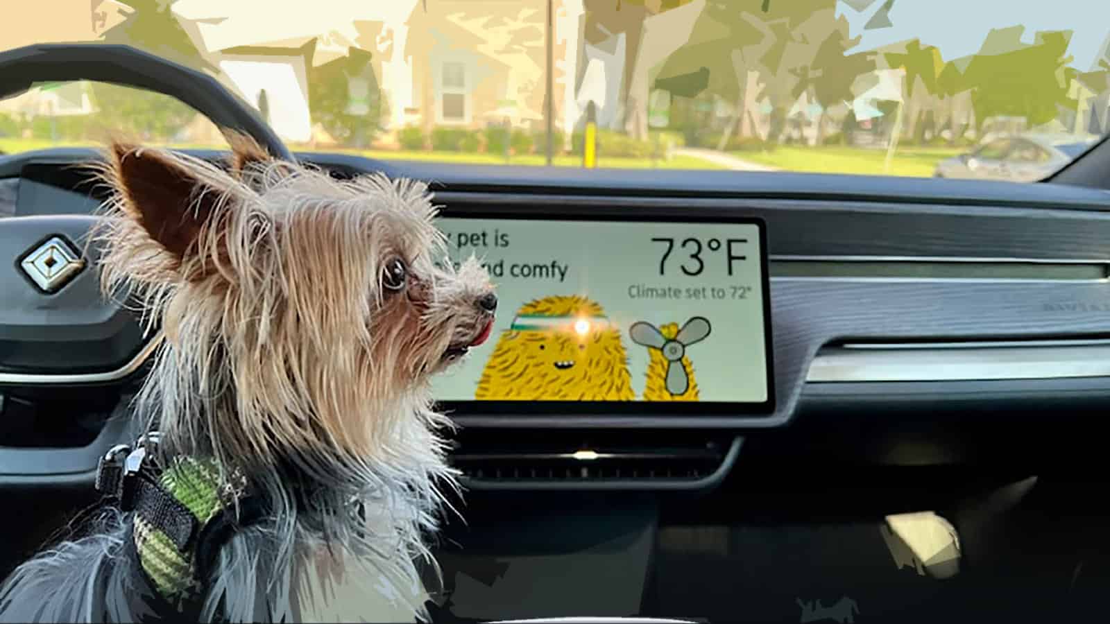 Rivian Wants To Keep Dogs Safe With New Pet Comfort Mode