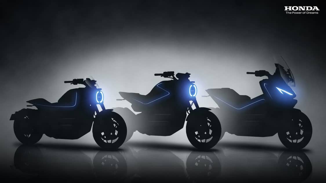 image of honda electric motorcycles