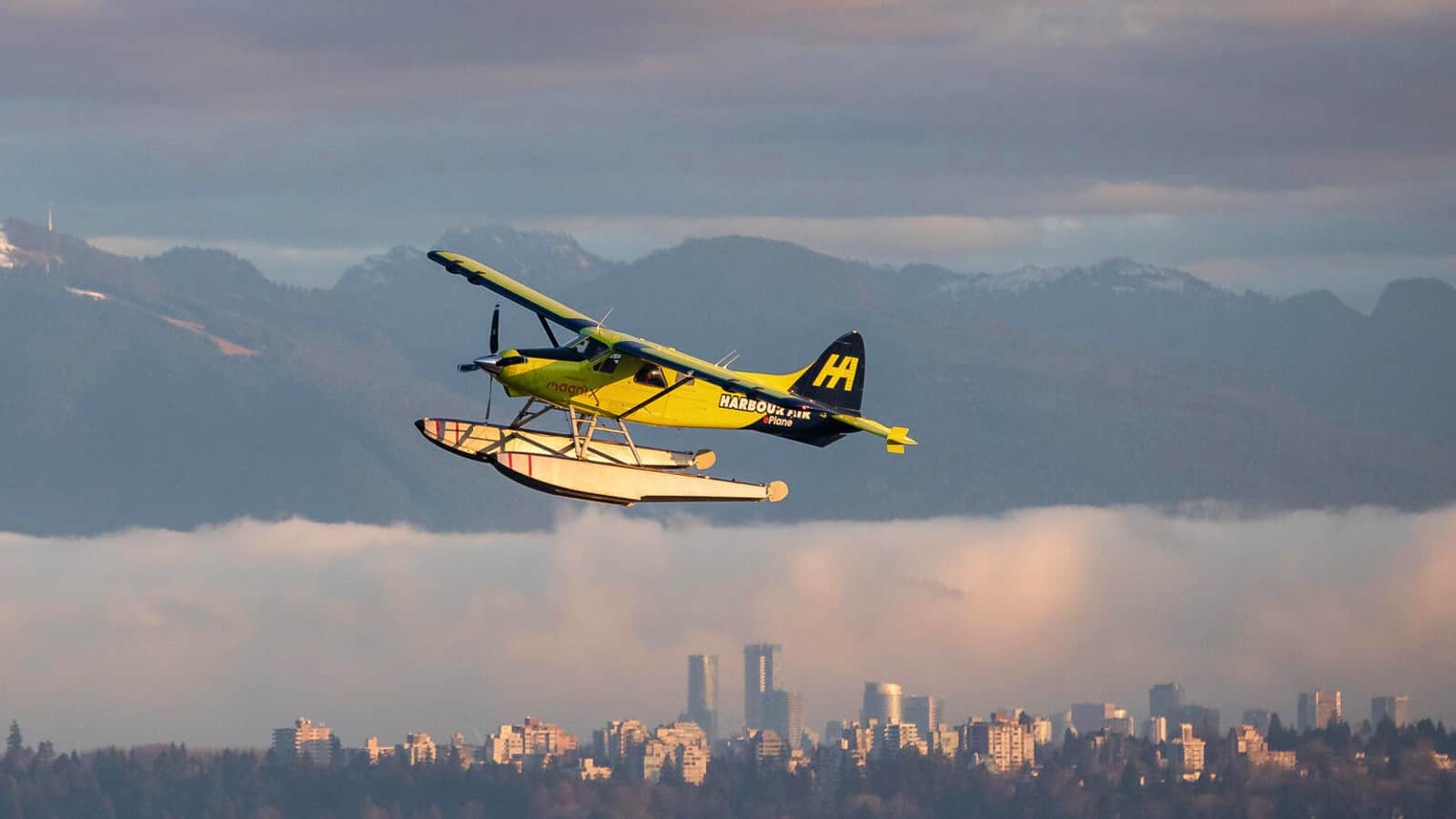 Harbour Air Makes First Point-to-Point Flight with Electric Beaver