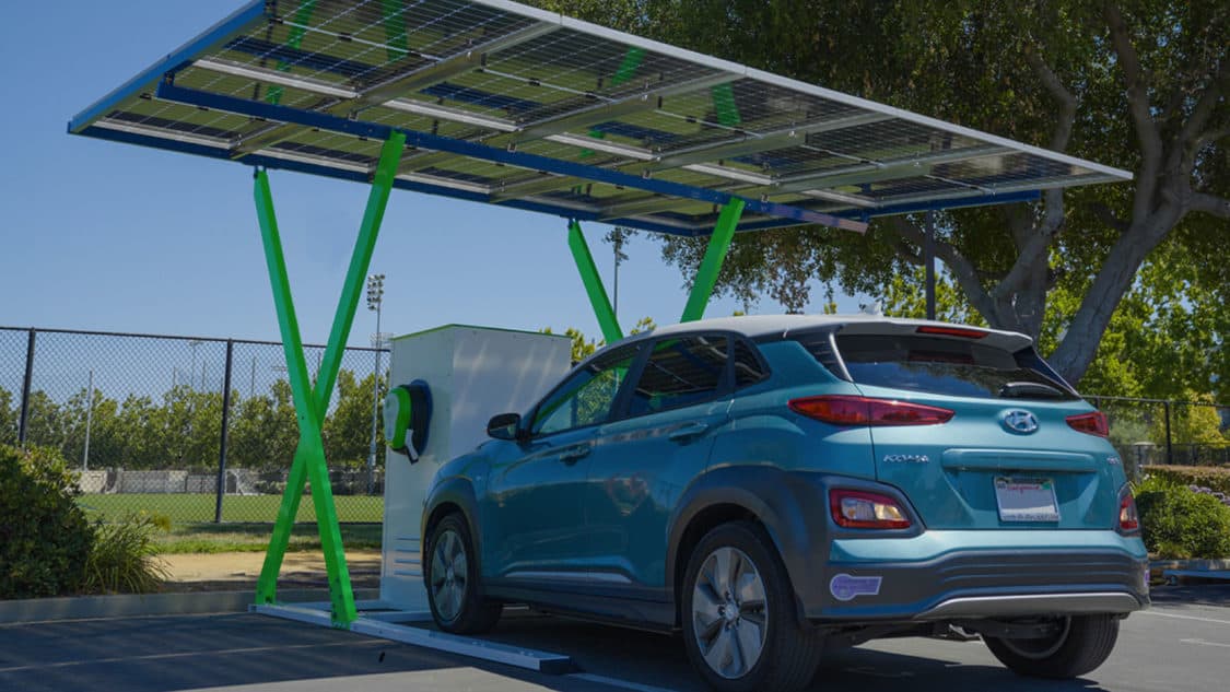 This modular off-grid solar EV charger can be installed in just four hours