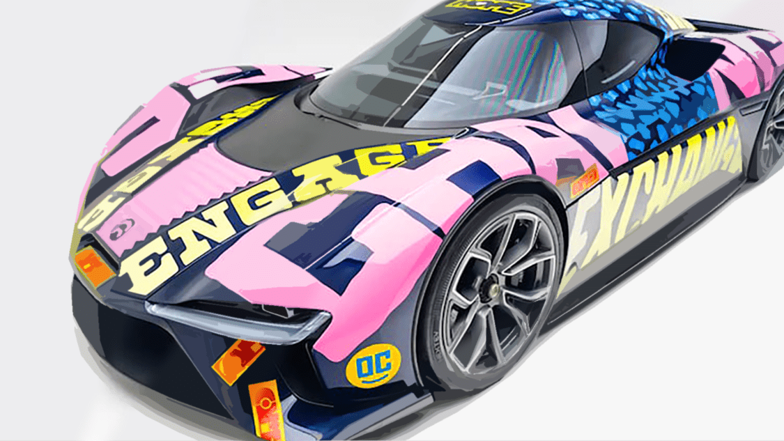 Unique Hand-Painted NIO EP9 Art Car Is Also a Piece of Cutting-Edge Engineering
