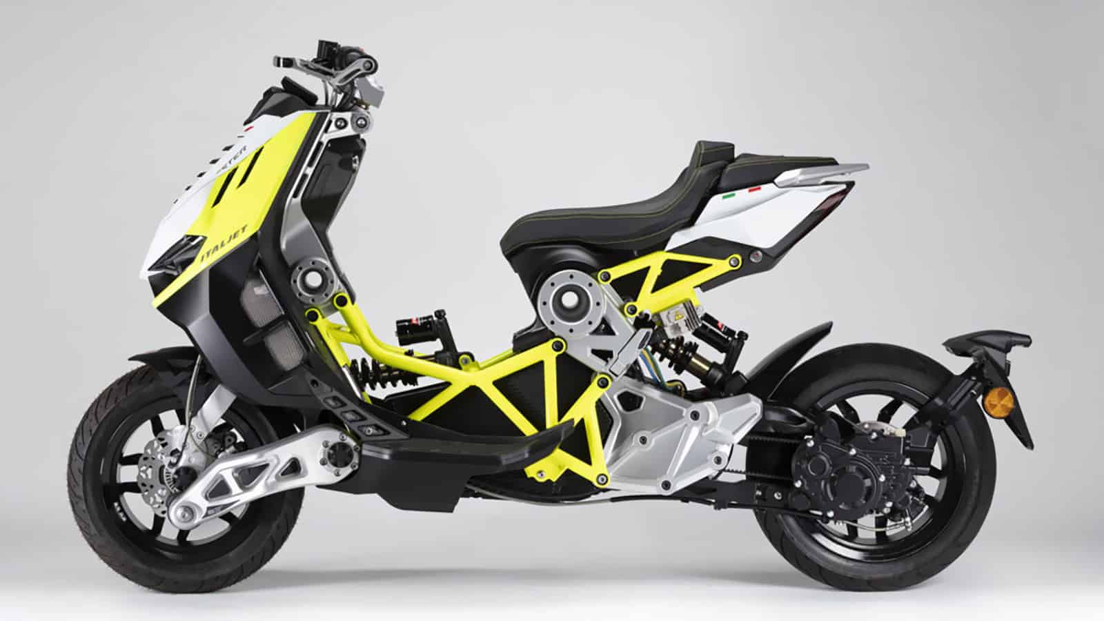 Italjet presents the final version of the DRAGSTER # e01 Electric at EICMA