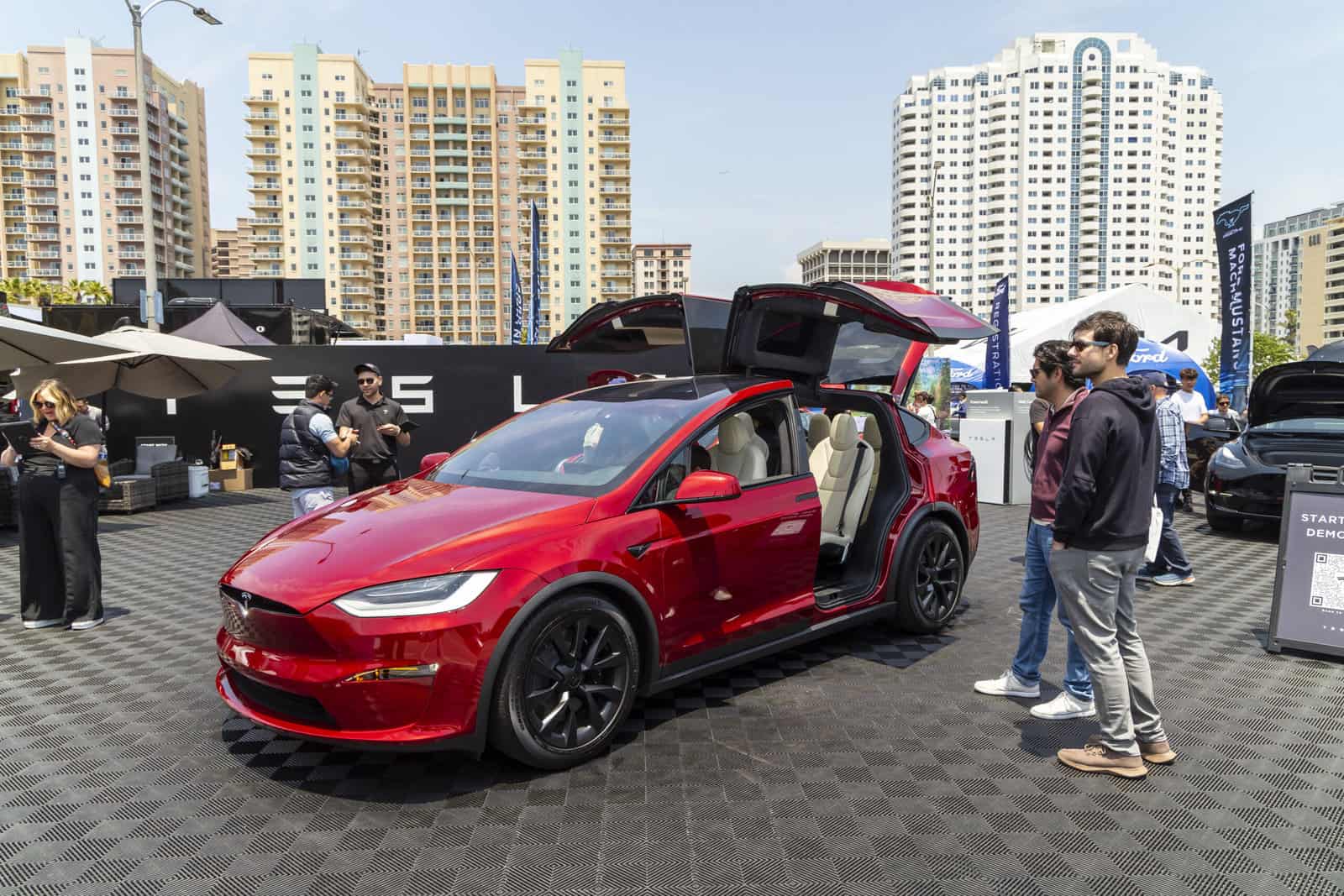 Tesla Model X - The Electric Playground Electrify Expo 2023 Tour Starts in Long Beach