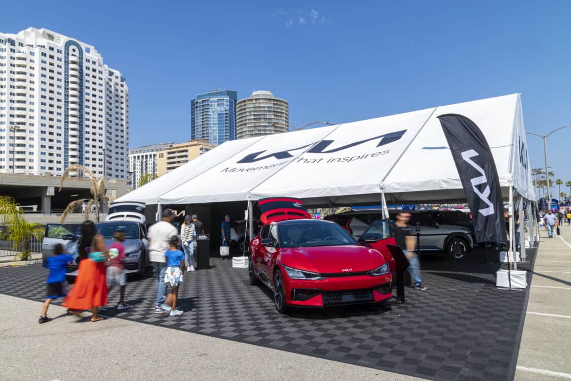 Kia EV6 - The Electric Playground Electrify Expo 2023 Tour Starts in Long Beach