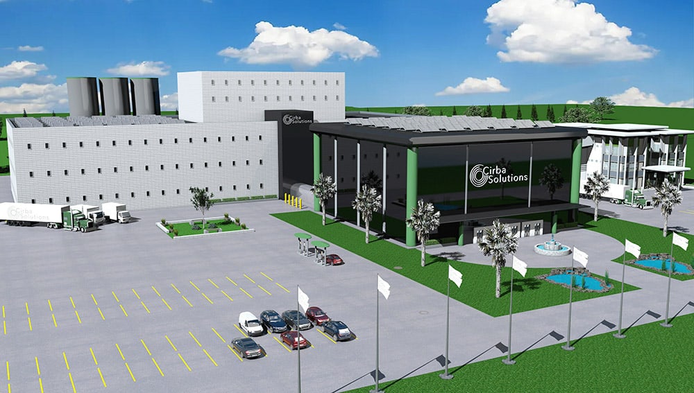 rendering of Cirba Solutions' facility
