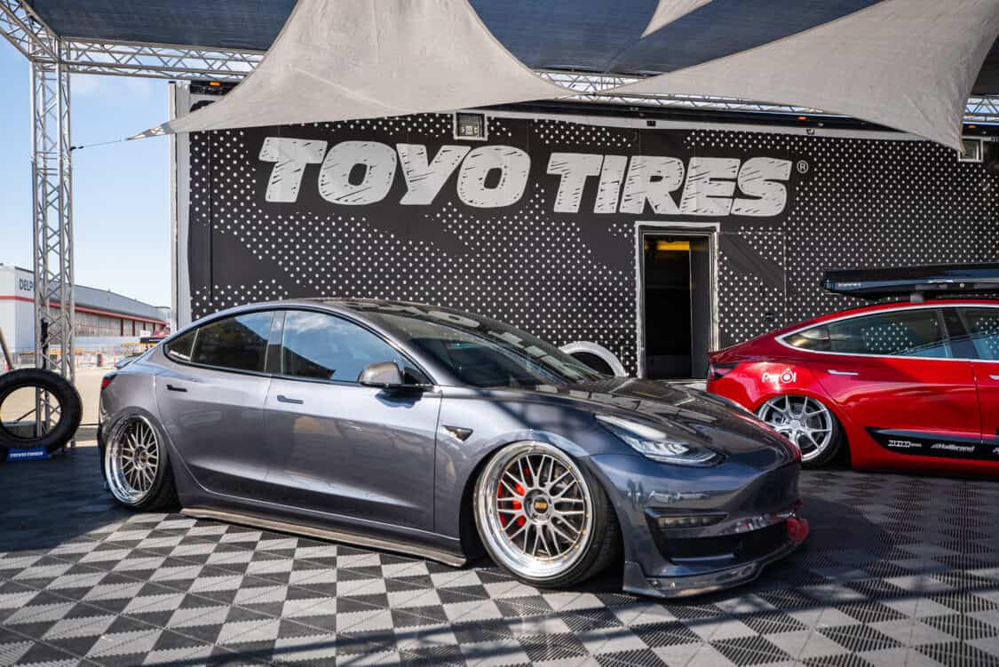 Toyo Tires Tesla Model 3 Electrify Showoff - Electrify Expo San Francisco 2023