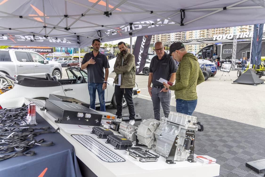 Ampere EV - Electrify Showoff wows Long Beach with 100+ EVs, 40+ aftermarket exhibitors, electrified classics, and cutting-edge tech. Impressive lineup!