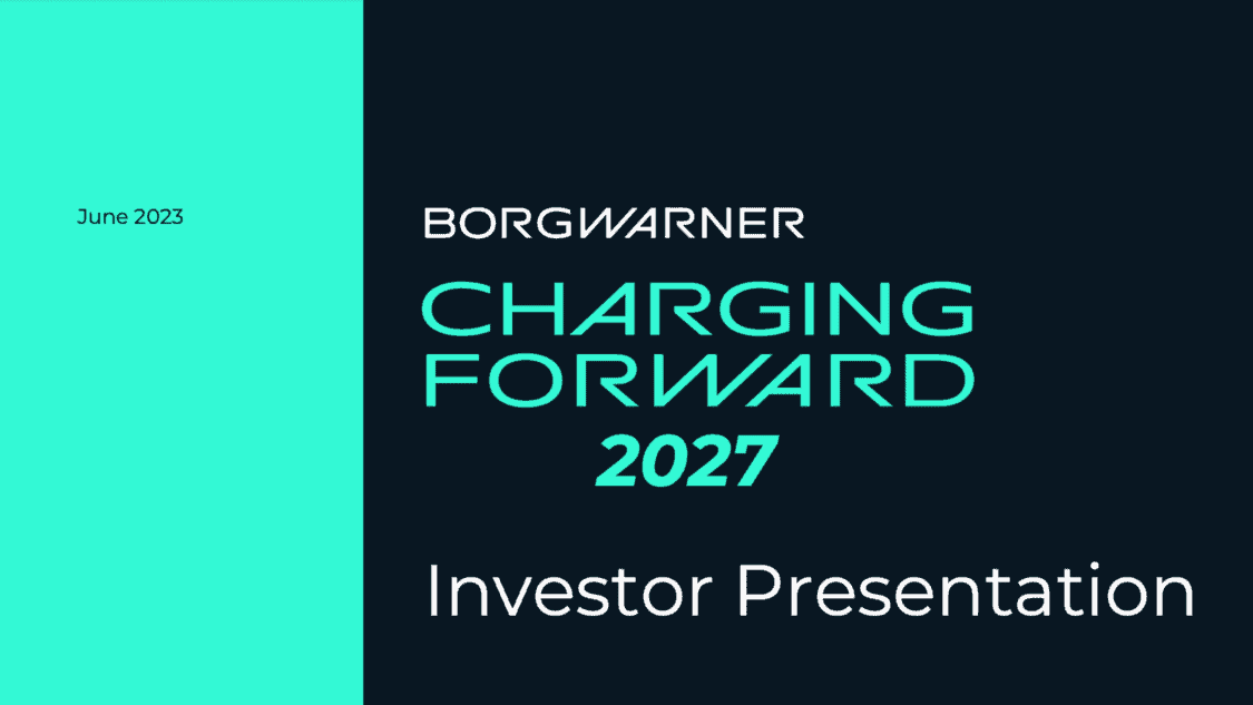 BorgWarner: The Future of Automotive Innovation