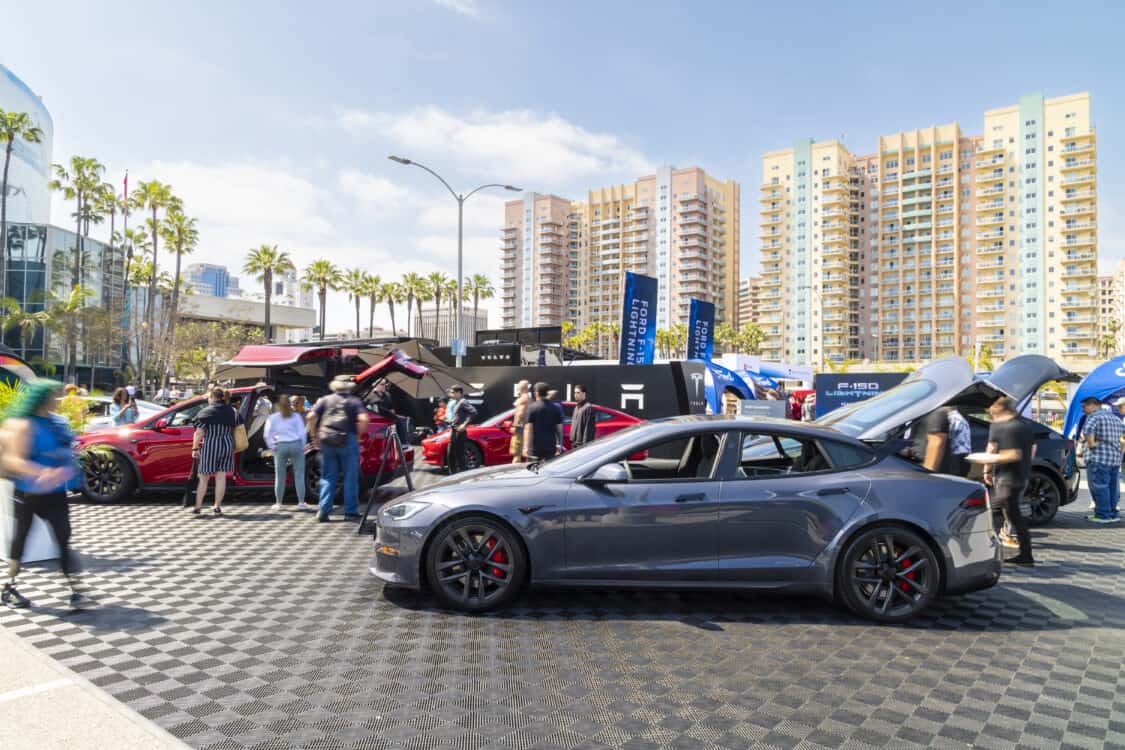 Photo of Tesla Model 3, Tesla Model X, Tesla Model S at Electrify Expo Long Beach