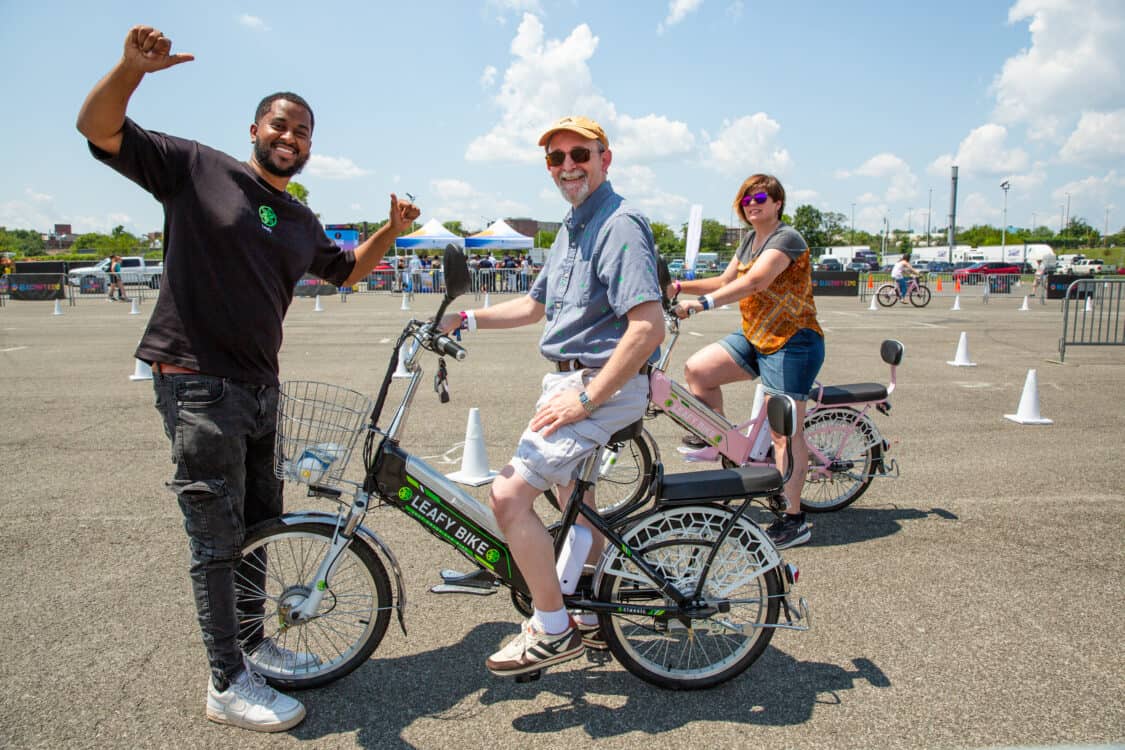 Photo of Electrify Expo in Washington DC. Over 13,000 demo rides! Electric bike test ride.