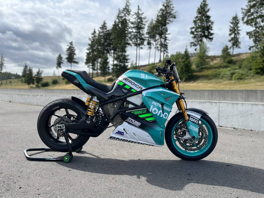 For the first time, the Energica Eva Ribelle brings high-performance electric power to California’s Laguna Seca raceway