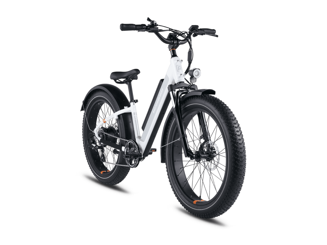 Photo of Rad Power RadRover 6 Plus Fat Tire Step-Thru Electric Bike in White