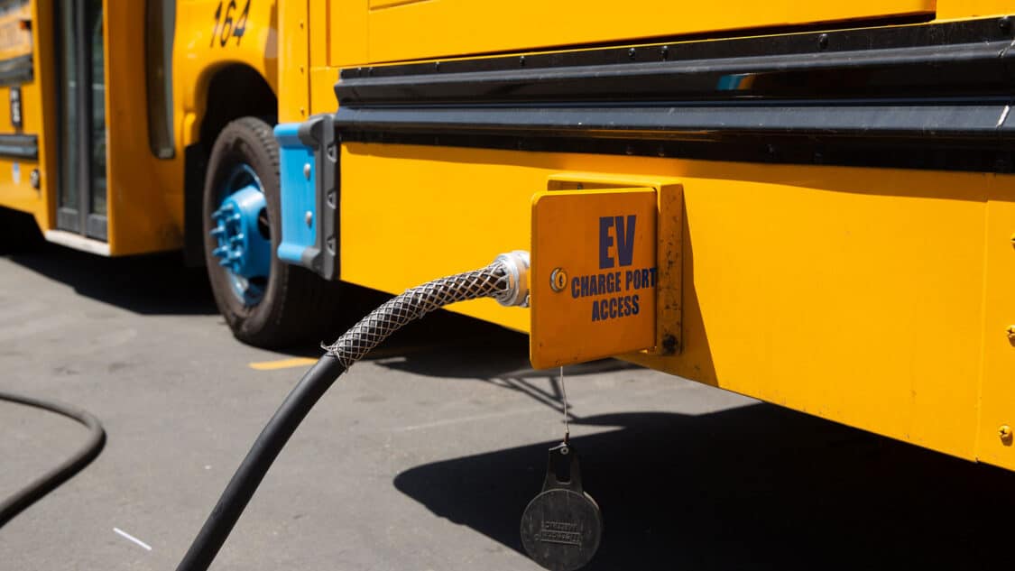 Borgwarner charging school busses
