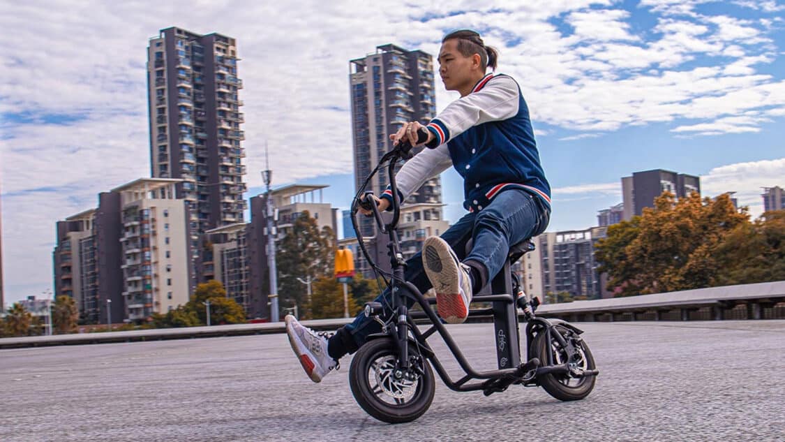 Electric scooters with a seat Fiido Q1S