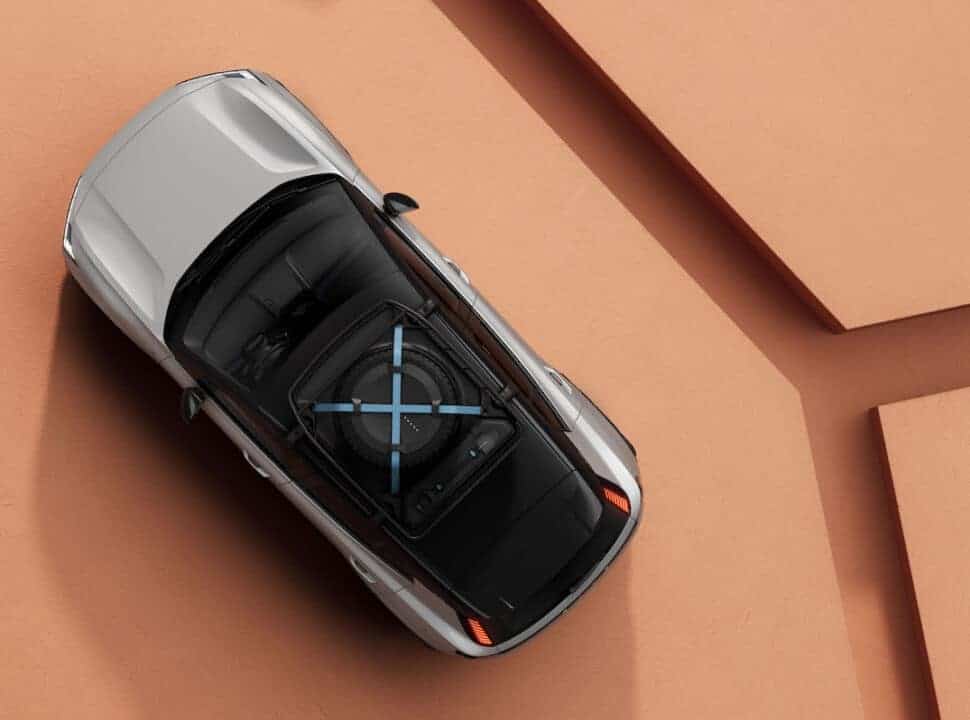 Image of 2024 2025 Volvo Cross Country, top view with carrier