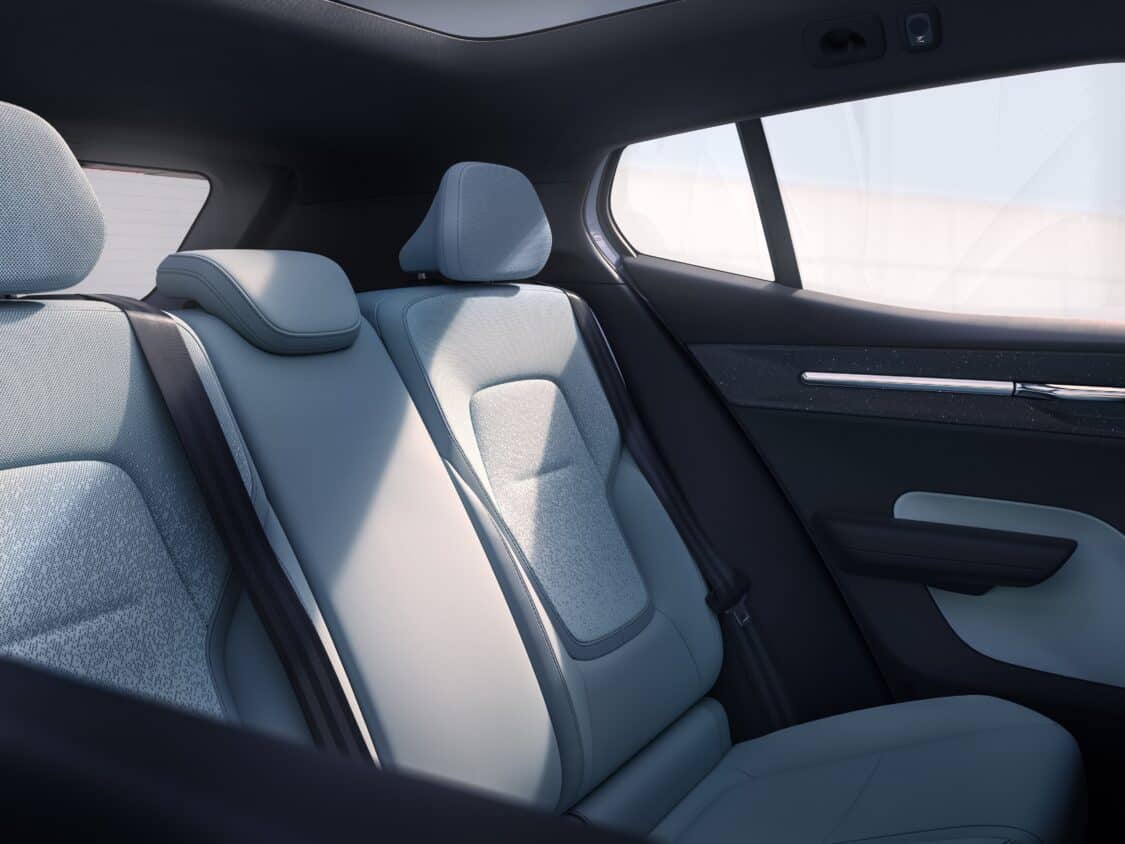 Image of Volvo EX30 interior, rear seats