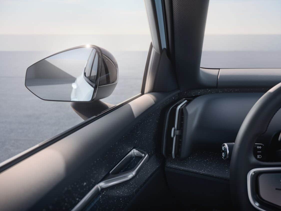 Image of Volvo EX30 interior, driver side mirror