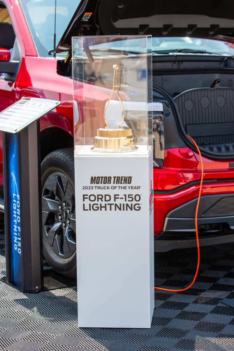 Photo of a Ford F-150 Lighting at Electrify Expo in New York