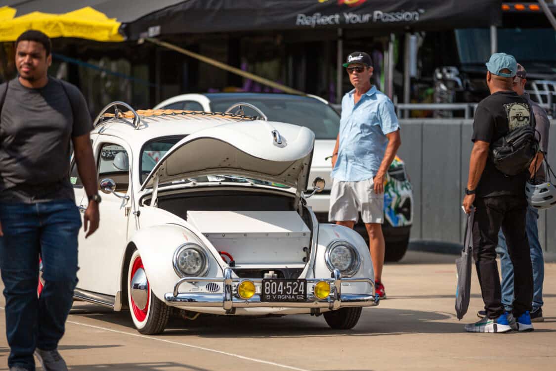 Photo of VW Bug at Electrify Showoff in New York