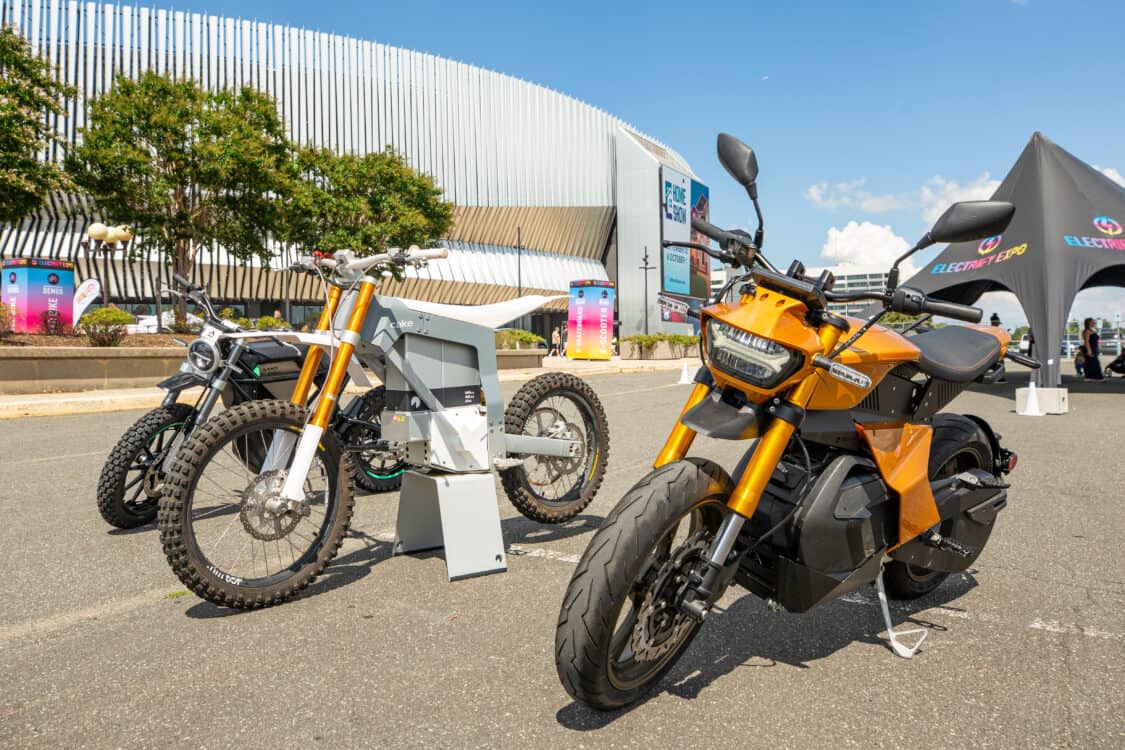 Photo of electric bikes at Electrify Showoff in New York
