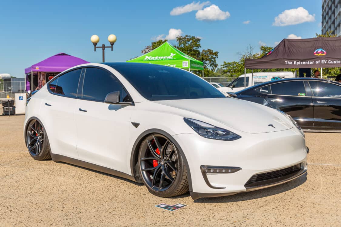 Photo of Tesla Model 3 at Electrify Showoff in New York