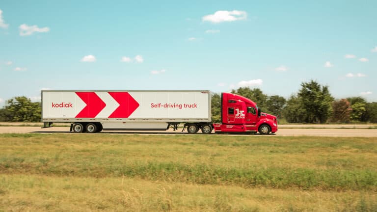 Kodiak Robotics self driving truck