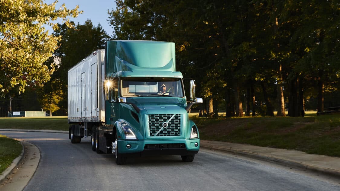 Electric truck can soon charge up at WattEV truck charging station stops on electric highway