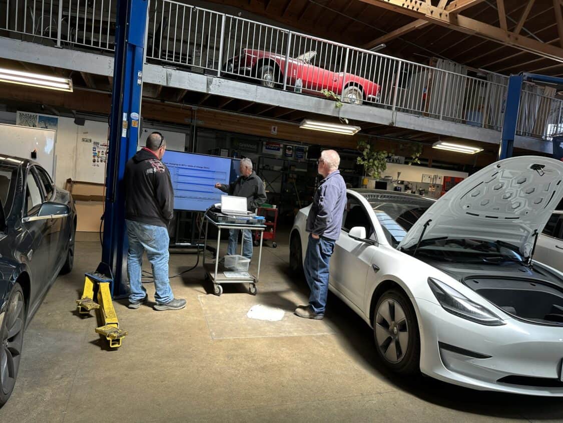 Image showcasing Earthling Automotive Tesla Repair and EV Training