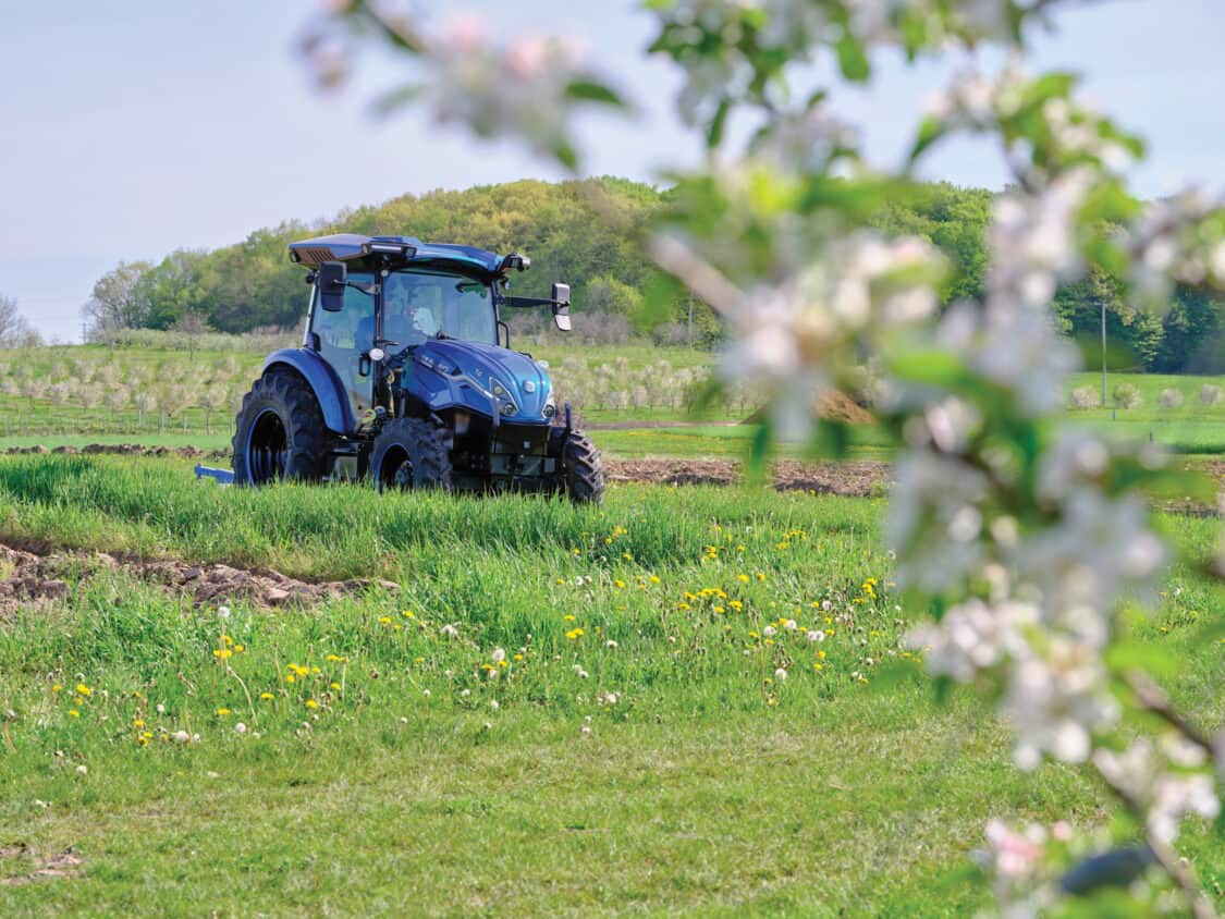 Image showcasing New Holland Agriculture T4 Electric Power Tractor