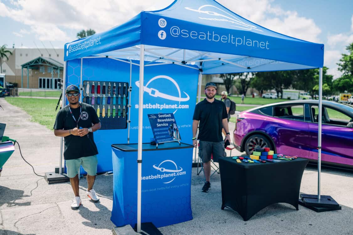 Image showcasing Seatbelt Planet at Electrify Showoff in Miami