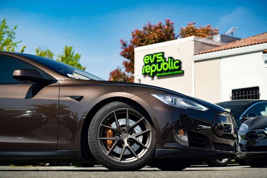 Image showcasing custom Tesla Model S by EV's Republic