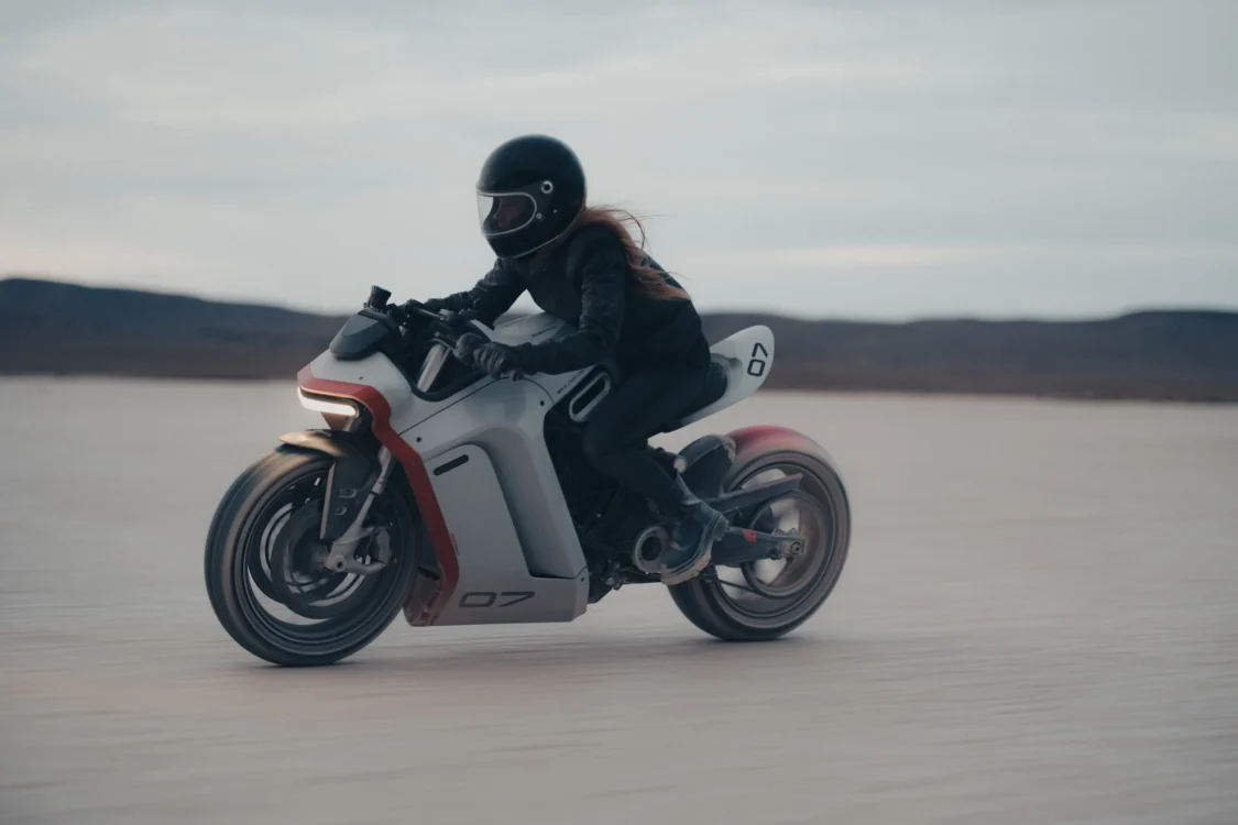 Image showcasing Zero SR-X Electric Motorcycle, part of the 2024 model lineup