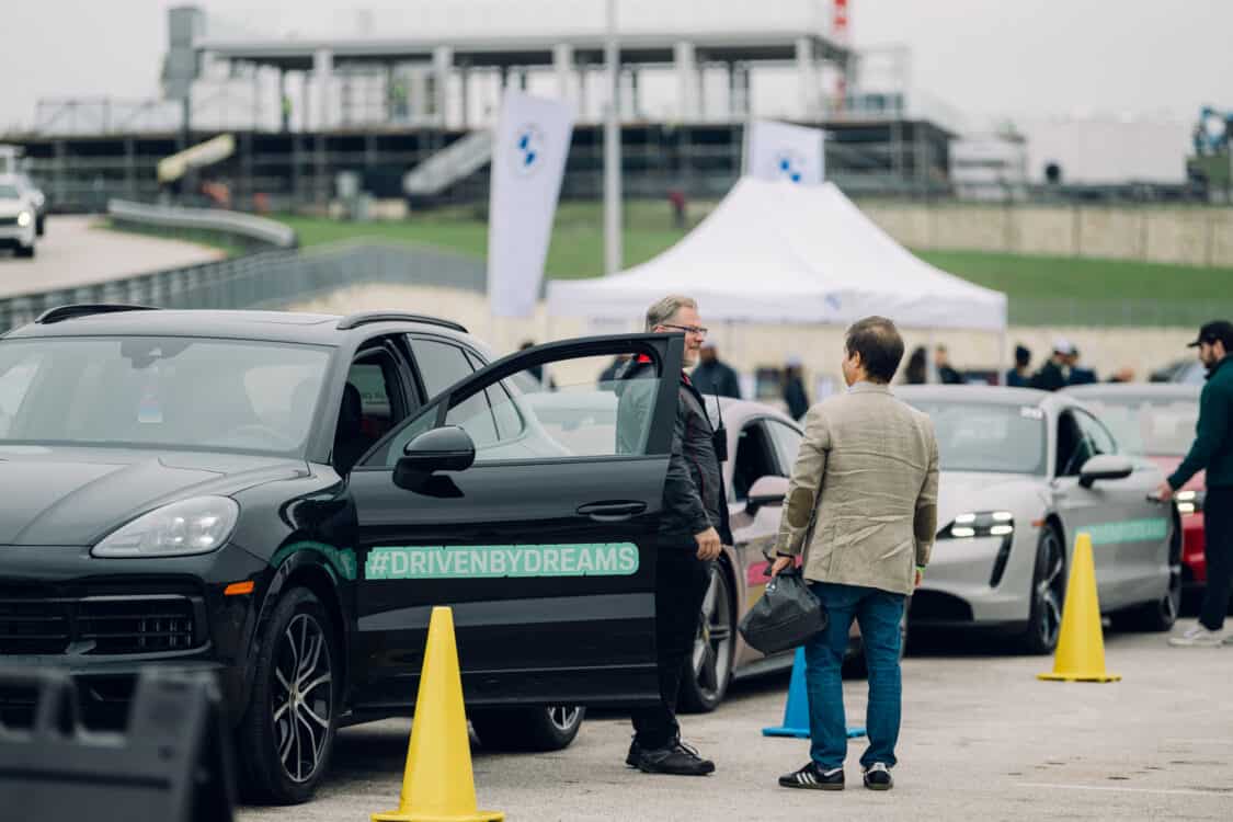 electrify expo austin industry day ride and drives porsche