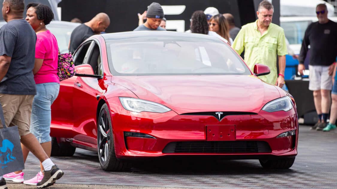 Image showcasing Tesla Model S at Electrify Expo Washington DC