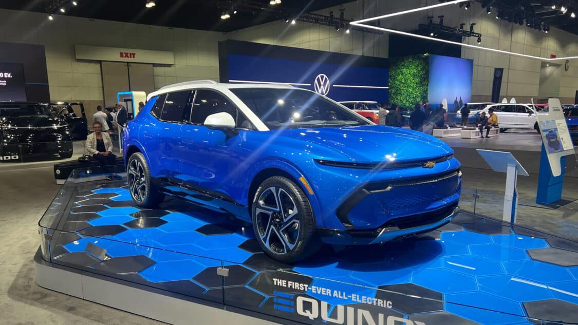 Image showcasing Chevrolet Equinox at 2023 LA Auto Show