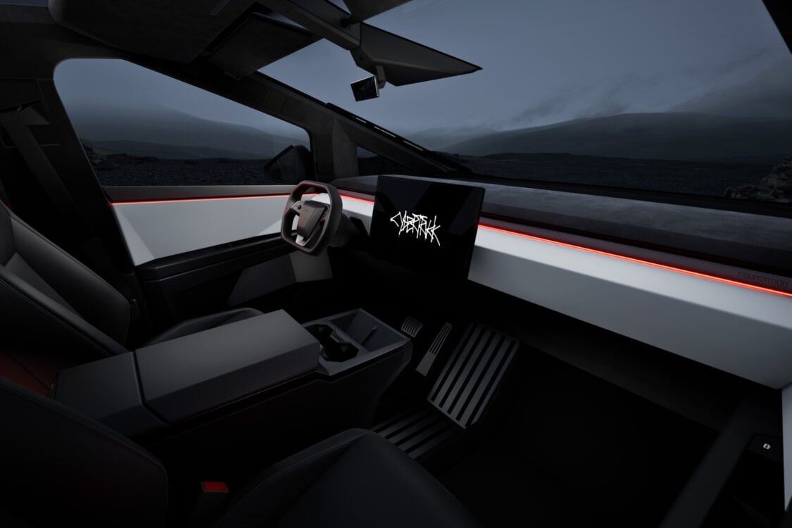 Image showcasing 2024 Tesla Cybertruck interior