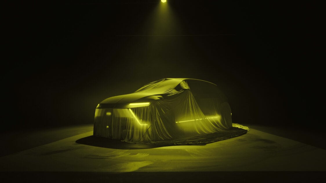 Image showcasing Hyundai Mobis Mobion Technology concept electric SUV Car at CES 2024