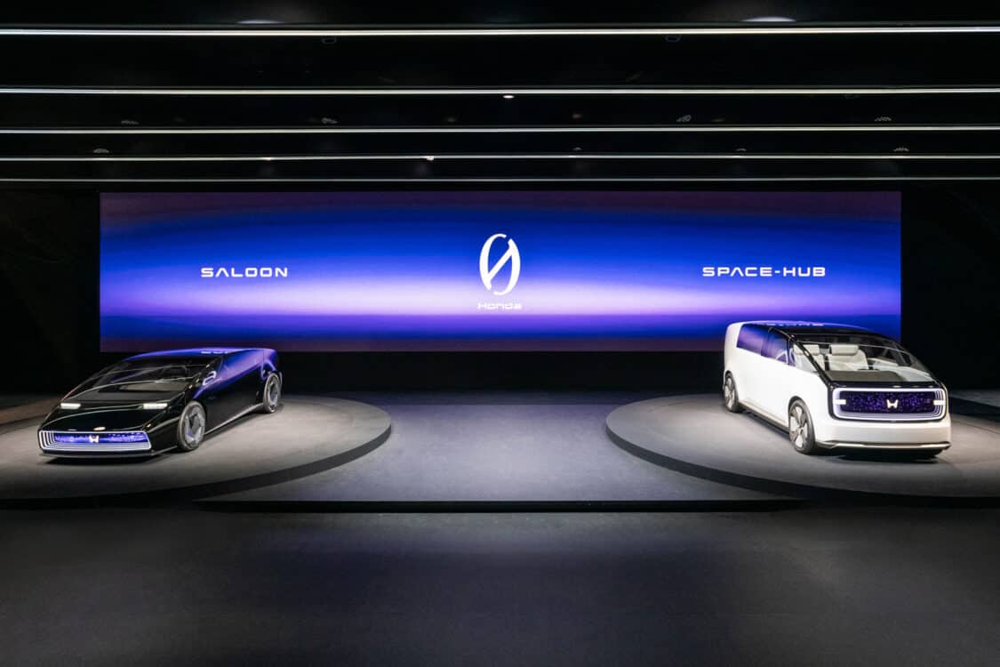 Image showcasing Honda 0 Series EV Concepts Saloon and Space-Hub