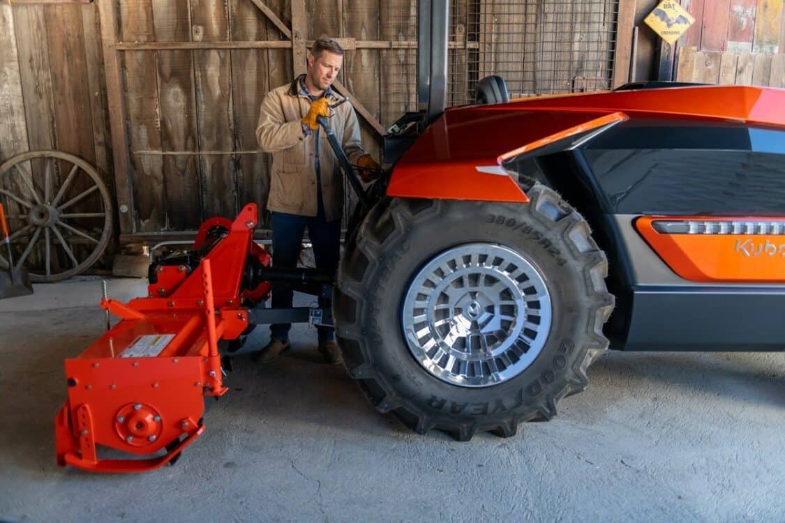 Image showcasing Kubota unveils the New Agri Concept combining automation, AI and electrification, designed from the ground up to support a wide range of tasks.