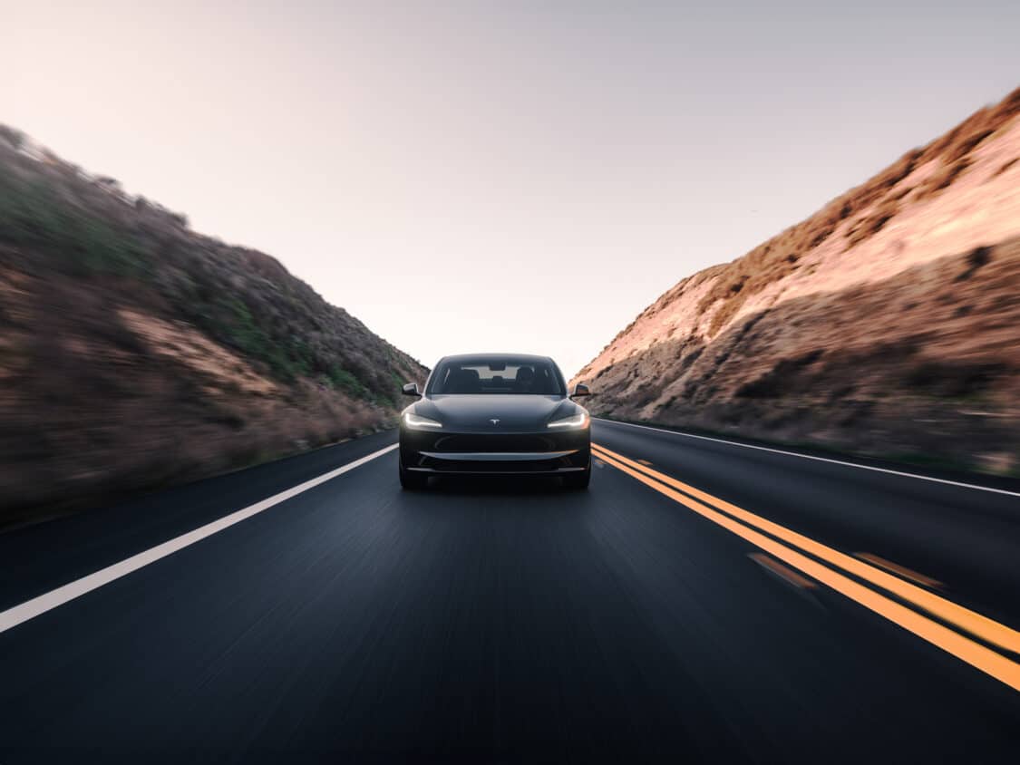 Image showcasing 2024 Tesla Model 3 Highland front profile