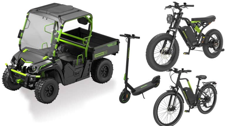 greenworks micromobility products