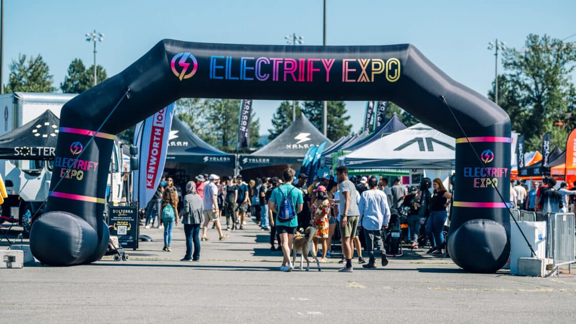 Image showcasing Electrify Expo in 3 new cities for 2024 - Orlando, Phoenix and Denver, and exciting additions such as an Outdoor Recreation and Powersports Zone.