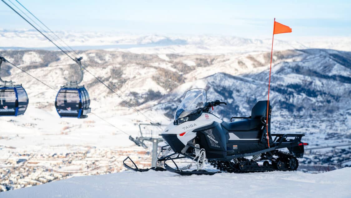 Alterra Mountain Company Leads the Charge Towards Sustainable Tourism with Taiga Nomad Electric Snowmobiles