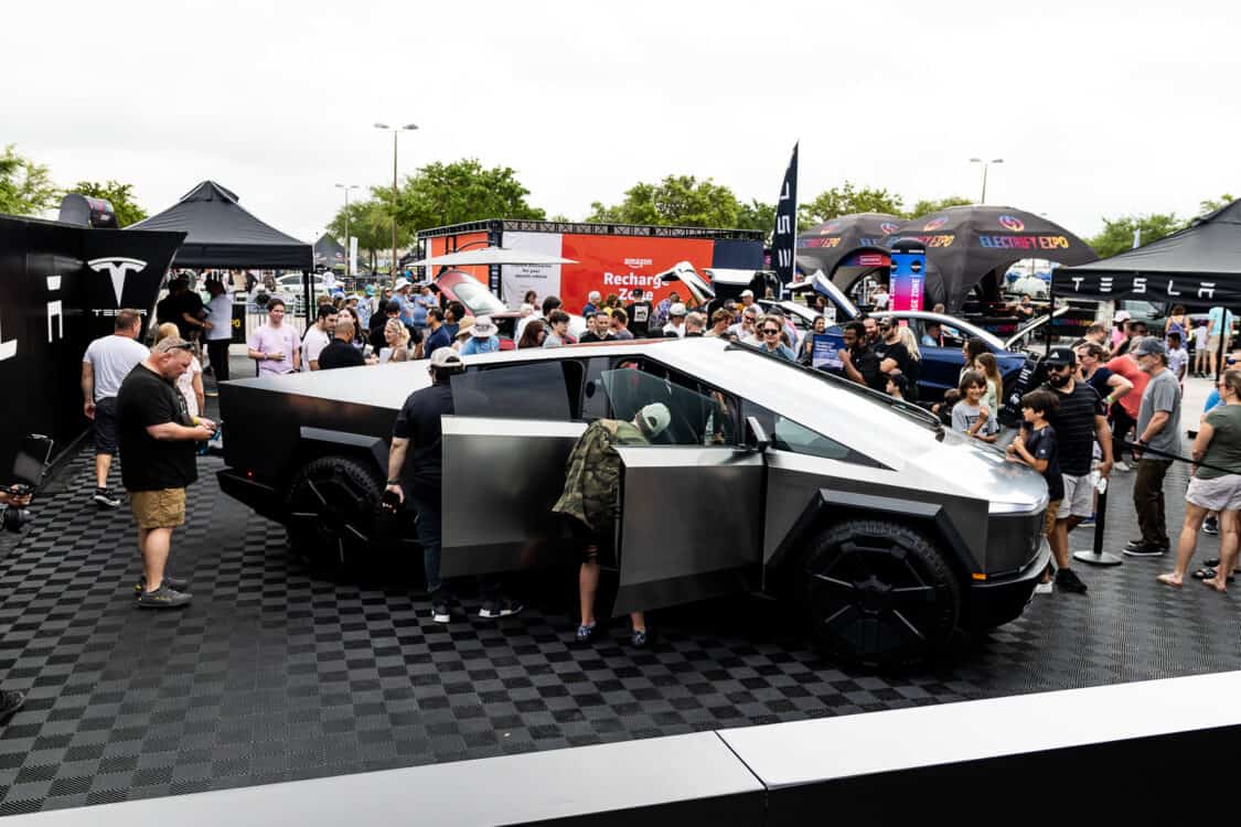 Tesla Cybertruck at Electrify Expo Orlando 2024