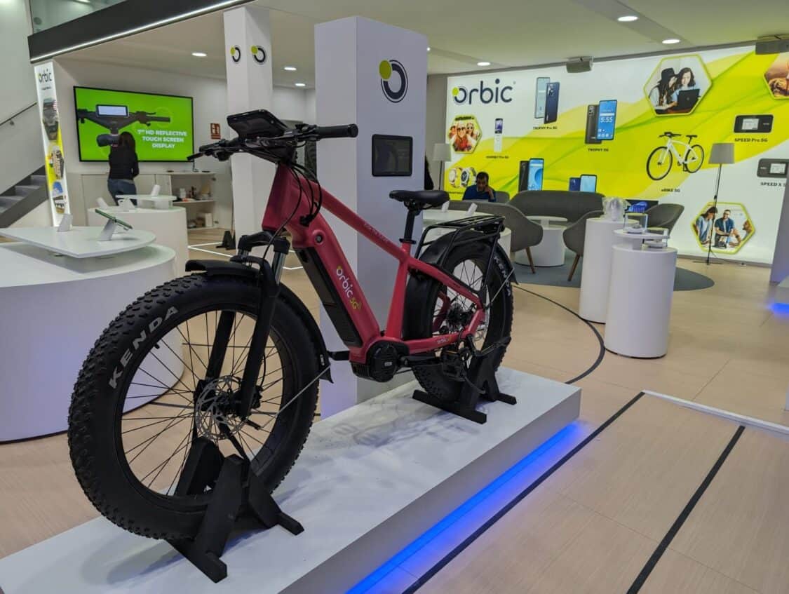 Orbic Unveils 5G Electric Bike with AI Collision Detection Technology For Rider Safety at 2024 Mobile World Congress MWC Barcelona
