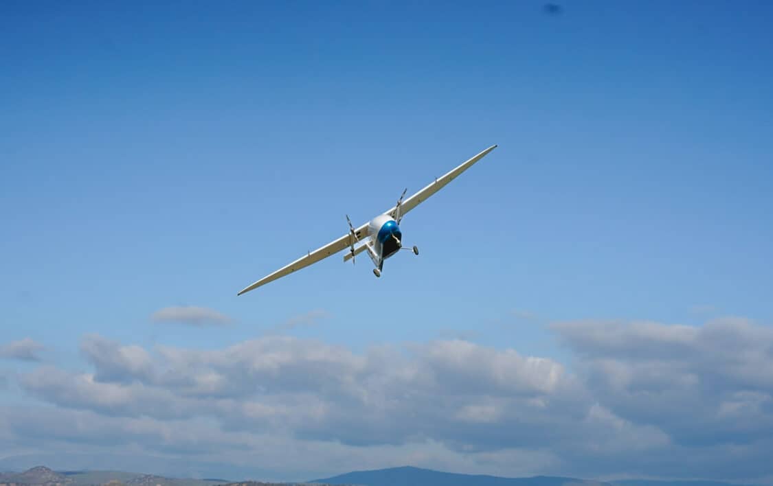 Pyka Pelican Cargo electric plane in flight
