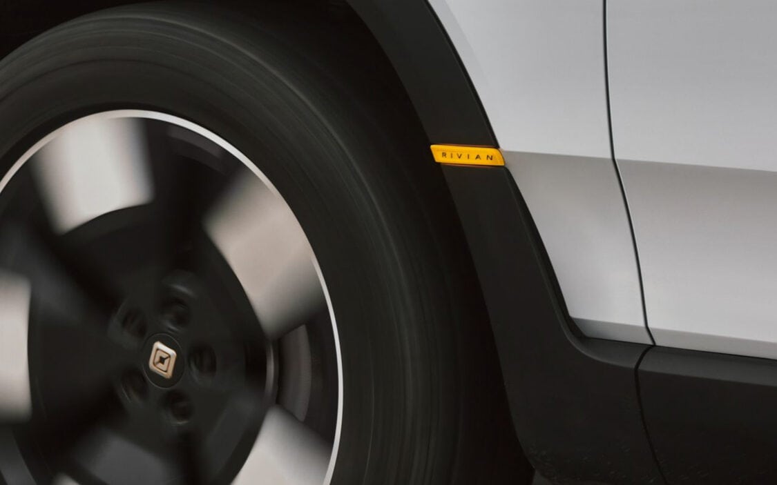 Rivian R2 wheel and tire