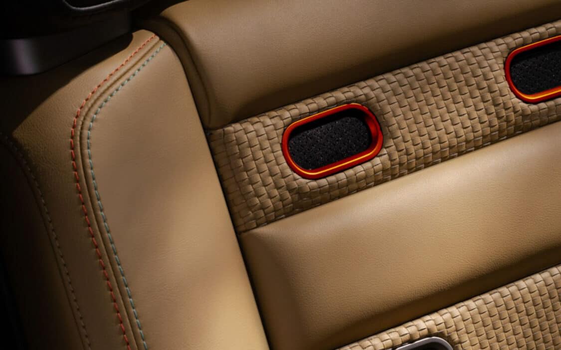 Rivian R3X interior - seats